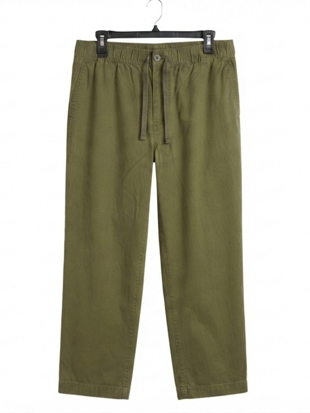 Orvis Brothers Green 100% Cotton Casual Pull-On Pants Size L 29" Inseam